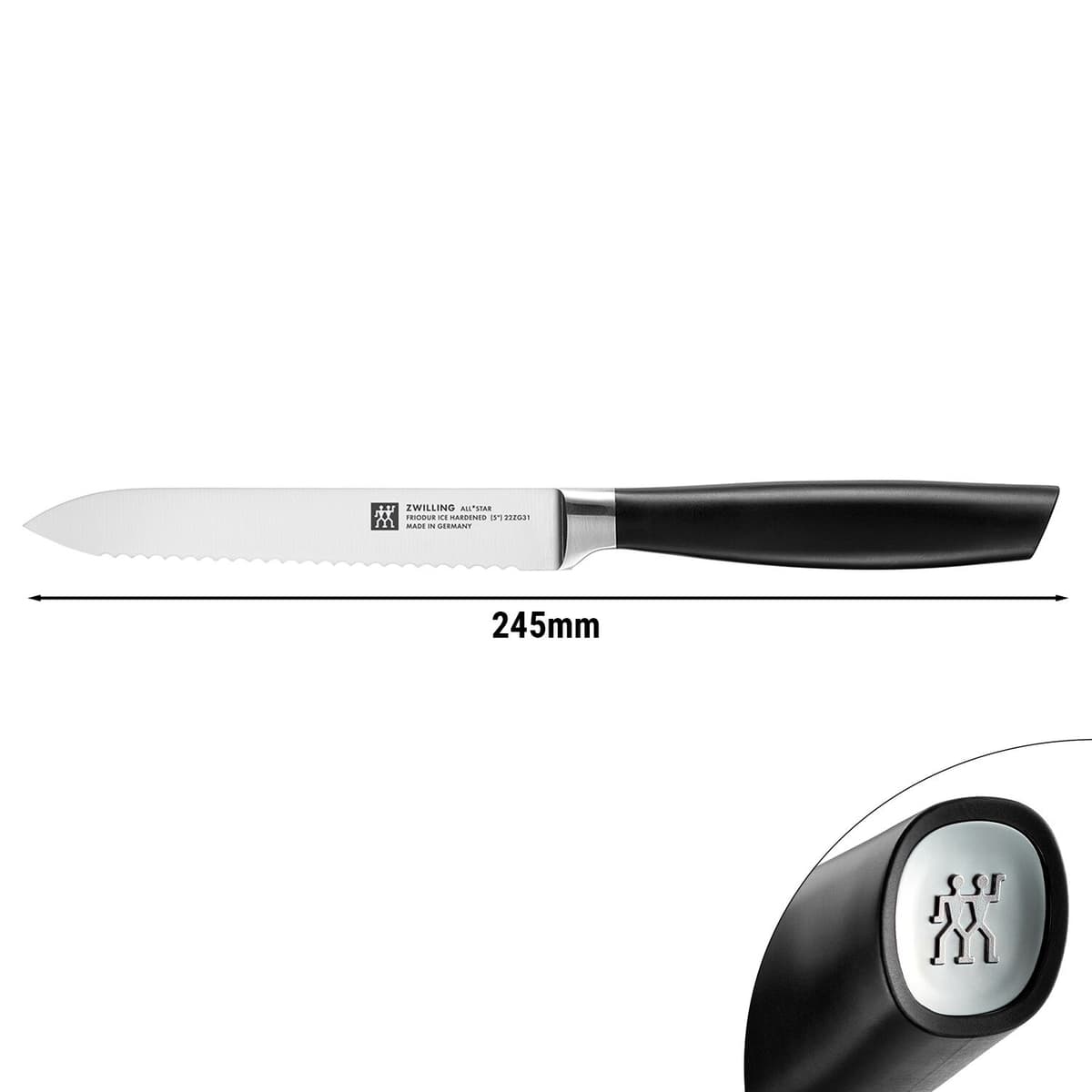 ZWILLING | ALL * STAR - Univerzální nůž - čepel: 130mm - stříbrný