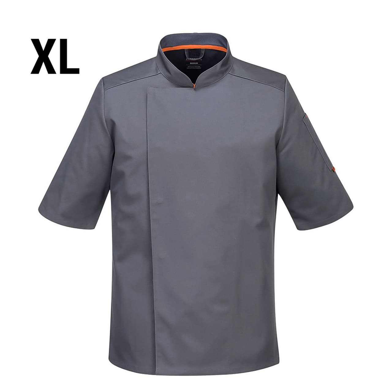 Short Sleeve MeshAir Pro Chef Jacket - Grey - Size: XL