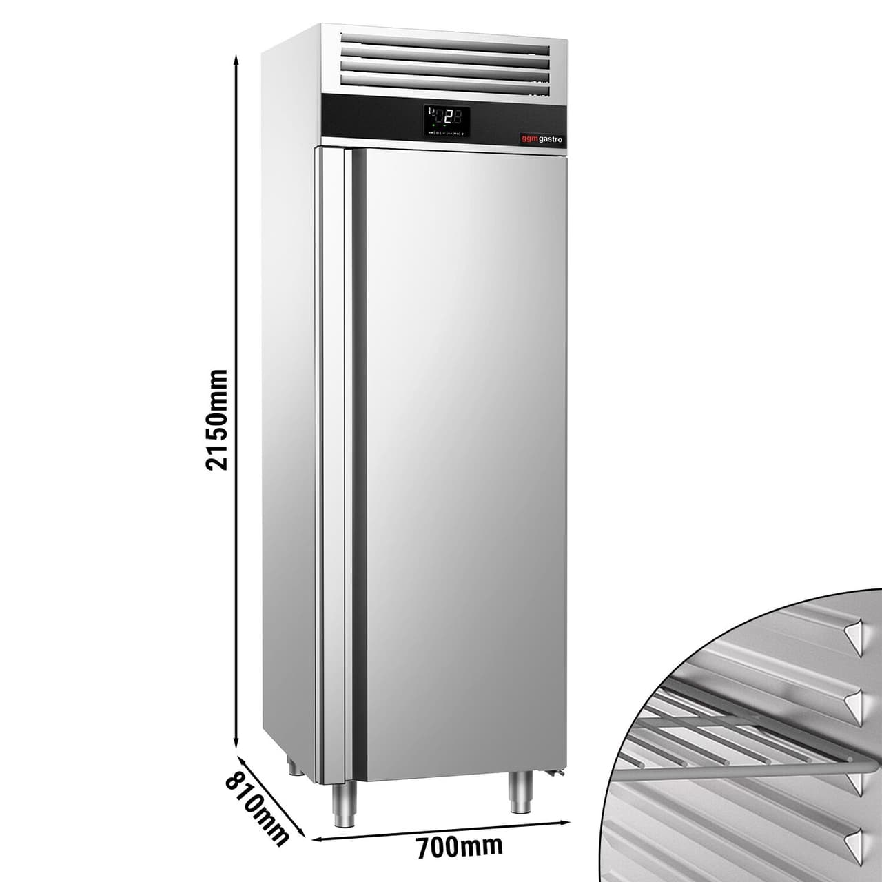 Lednice - 0,7 x 0,81 m - 700L - s 1 dveřmi