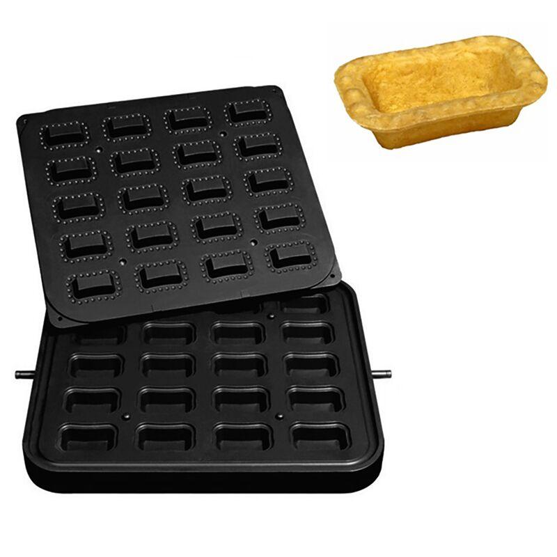 Plates for Tartlet machine TMPIC - Tarlet shape: Rectangular - 65x42mm