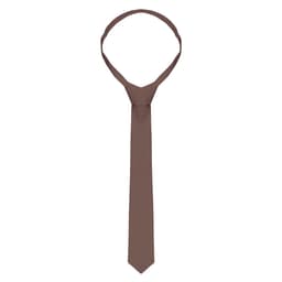 (5 pieces) KARLOWSKY Tie - 148 x 6.5 cm - Light brown