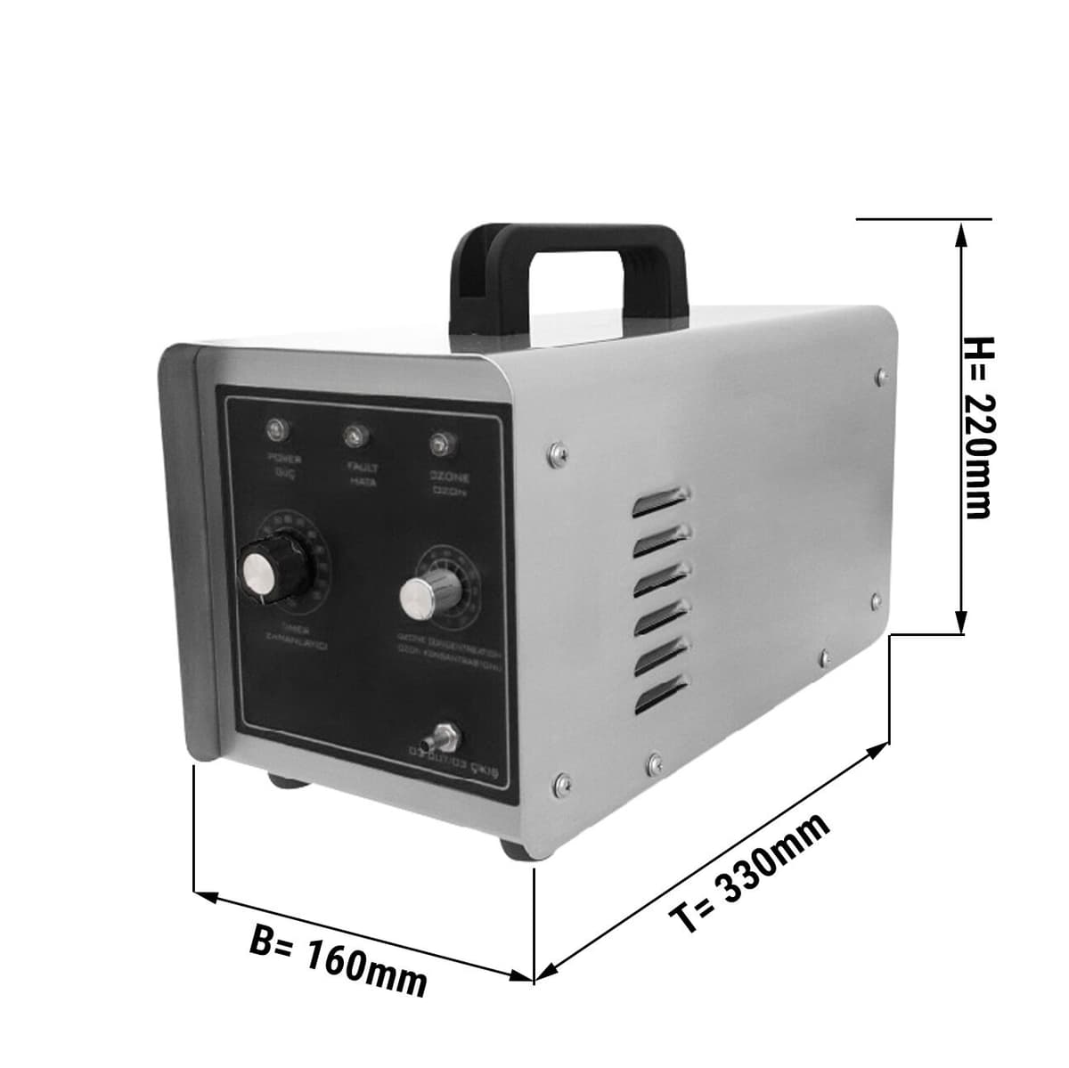 Přenosný generátor ozonu - 0,6 kW