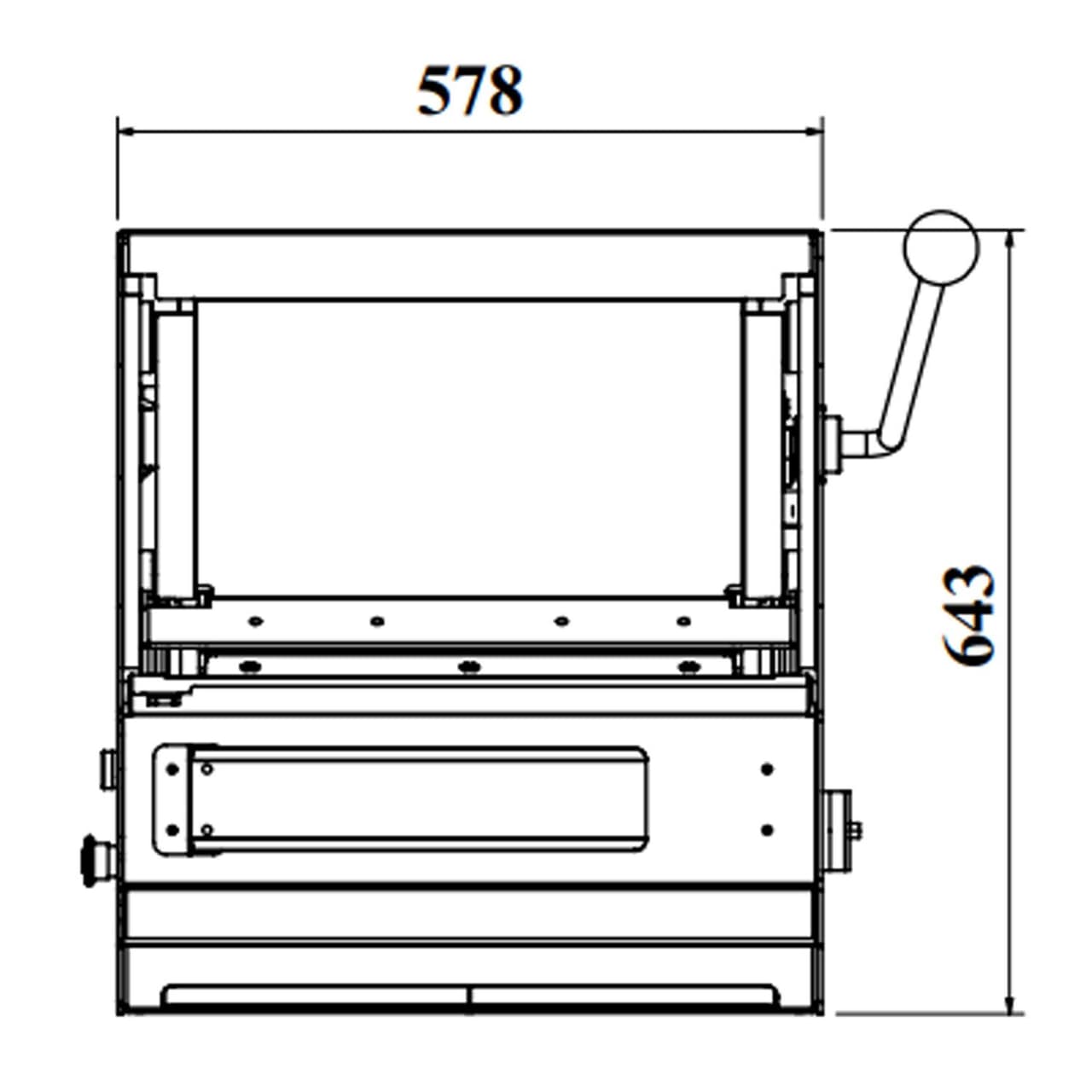 Stolní kráječ chleba - tloušťka plátku 13 mm - 370W