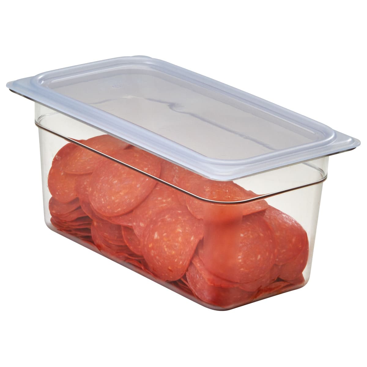 (6 kusů) CAMBRO | CAMWEAR® -polypropylenový GN kryt 1/3 - vzduchotěsný - mléčný