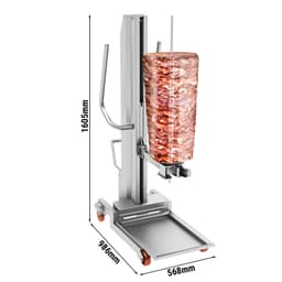 Kebab Lift für 15x15 mm Dönerspieße - max. Traglast: 350 kg