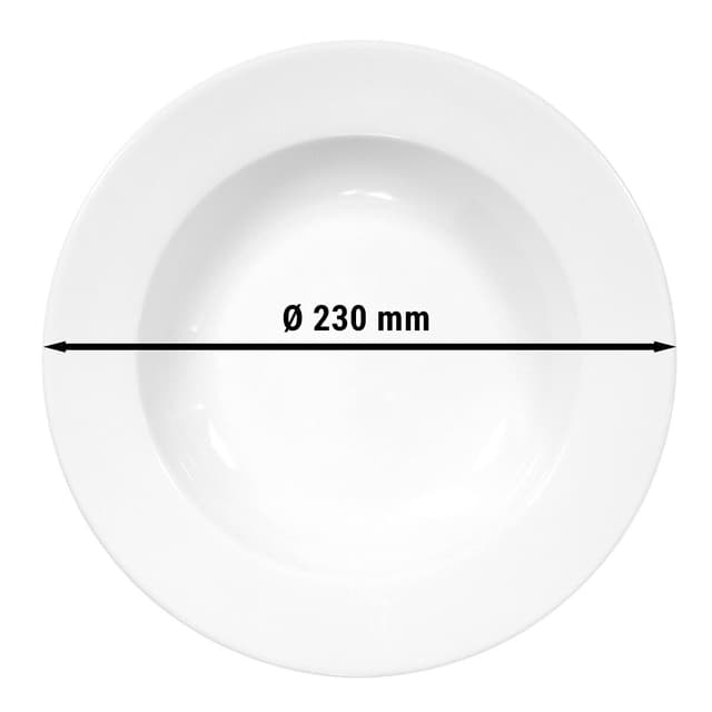 (6 pieces) Seltmann Weiden - Deep plate - Ø 230 mm