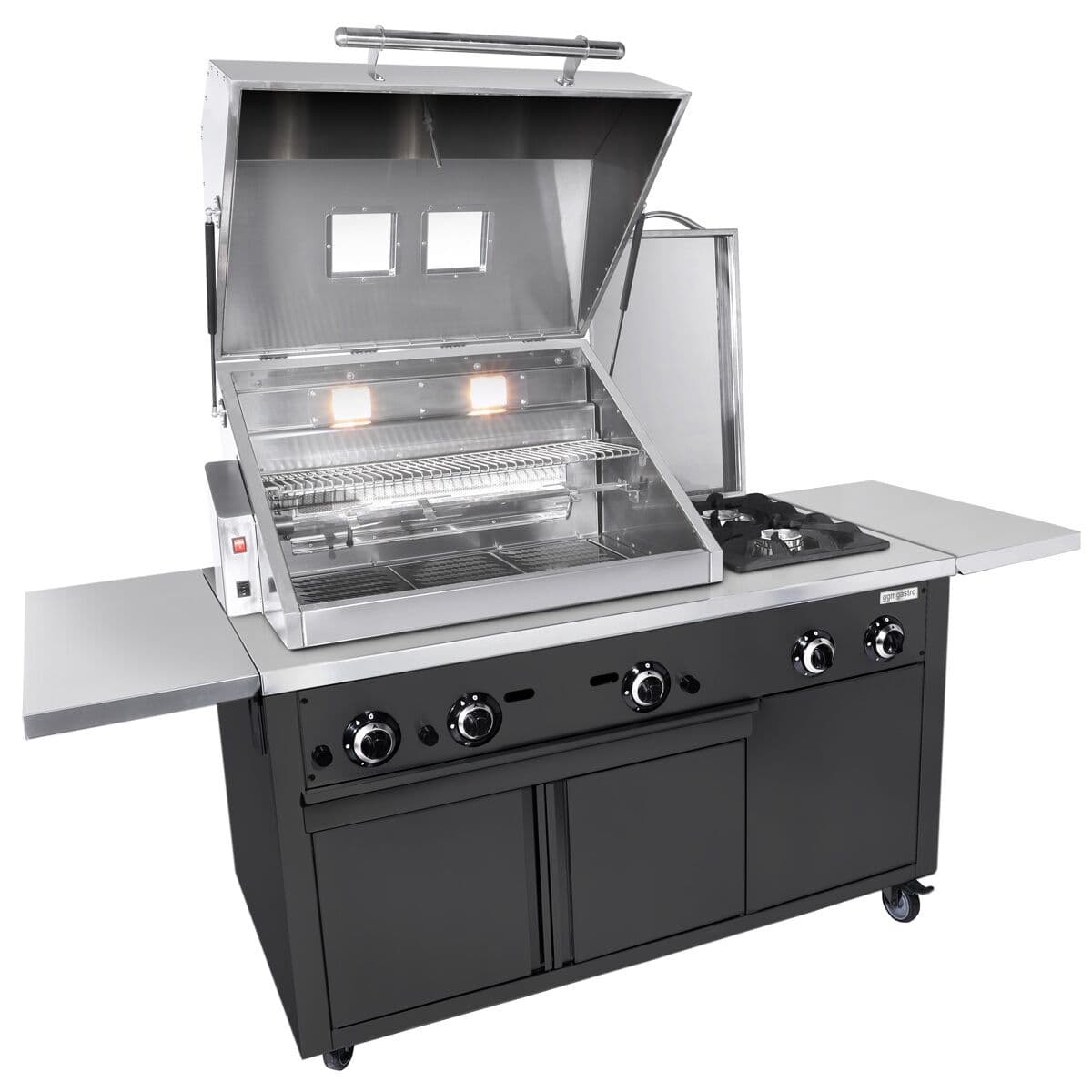 Grill Station - Professional BBQ Kitchen - Black	