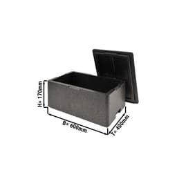 Thermobox GN 1/1 - 20,2L | Izolační box | Polystyrenový box | Polibox | Ohřívací box