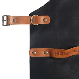 Karlowsky - Leather Bib Apron - Black