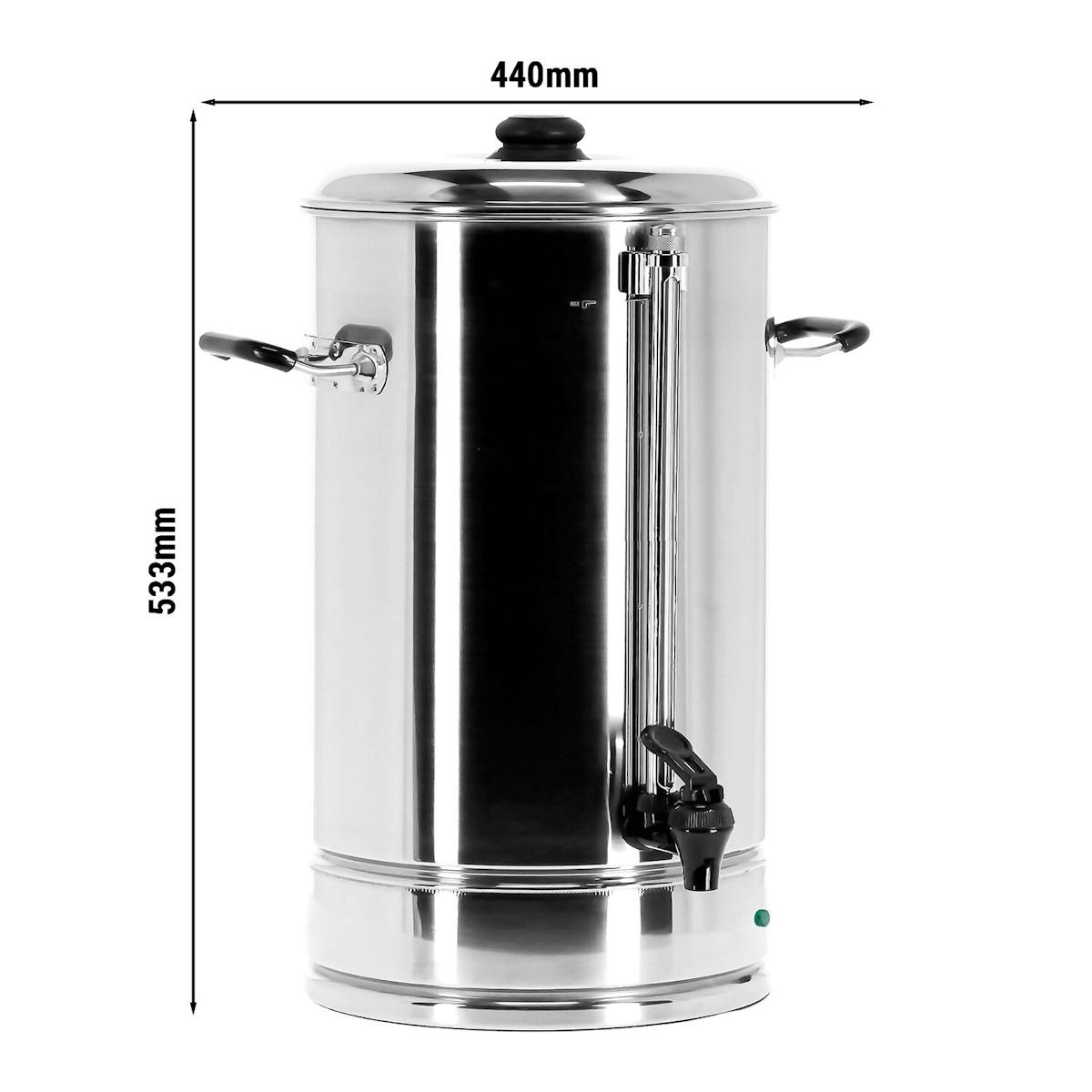 Perkolátor vodu & svařené víno - 35L - 3kW
