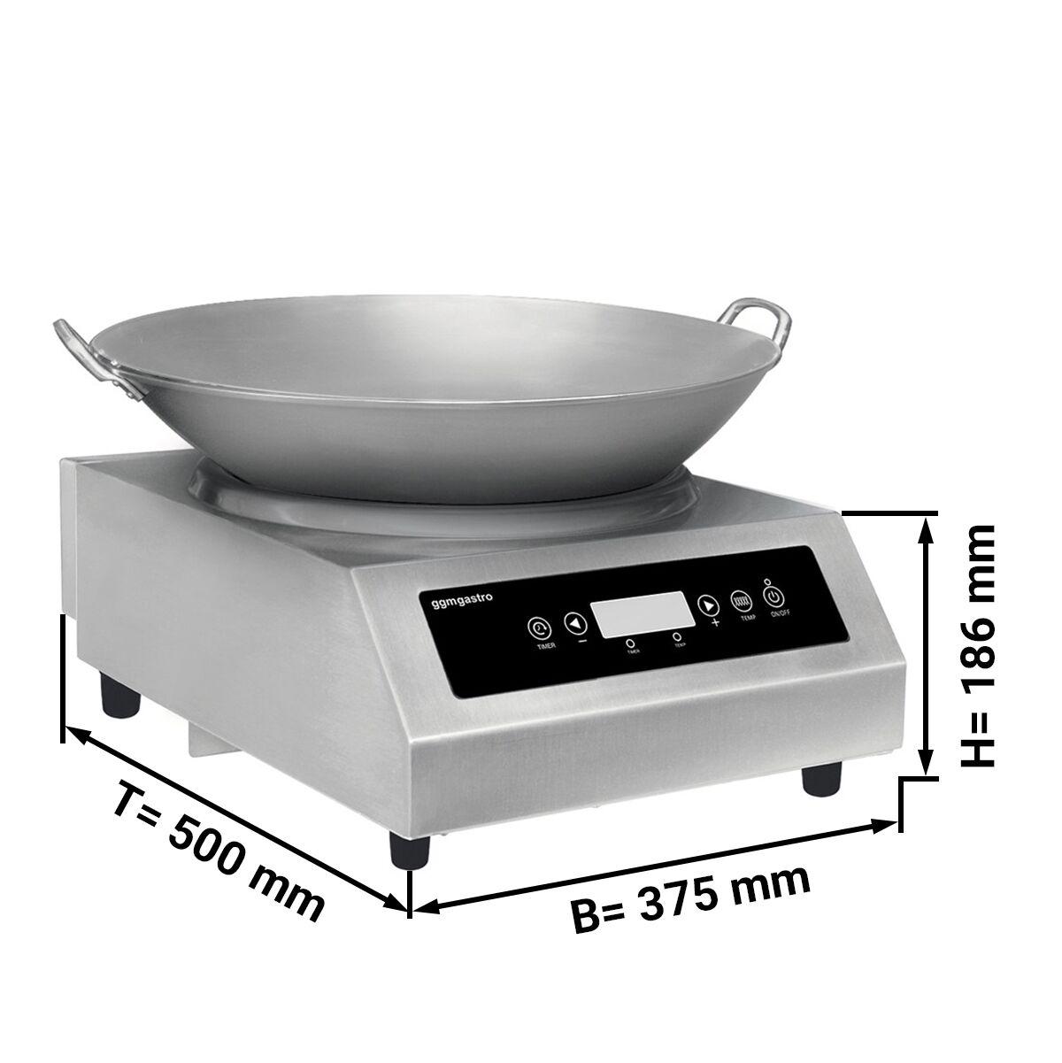 Indukční vařič Wok - 3,5 kW - vč. pánve WOK