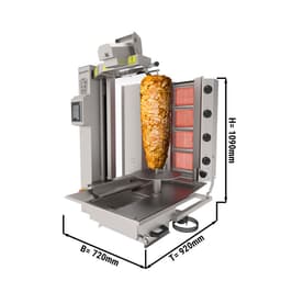 Plynový kebab robot - do max. 95 kg