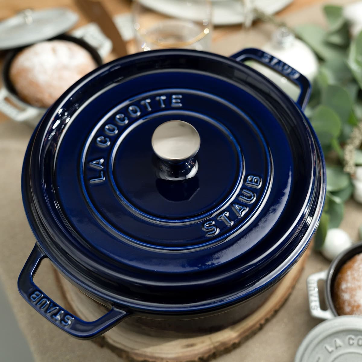 STAUB | LA COCOTTE - kokotka - Ø 220 mm - litina - tmavě modrá