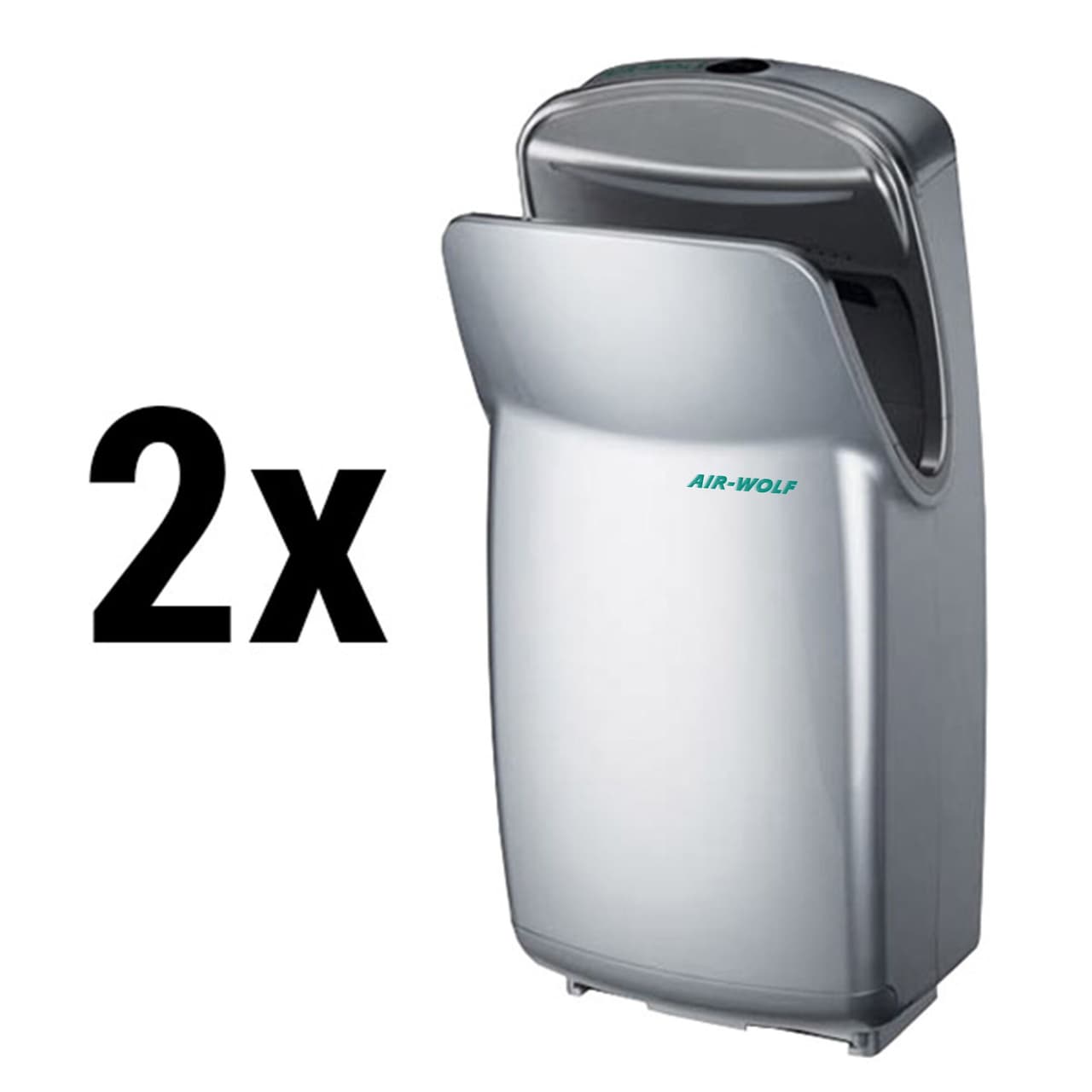 (2 pieces) AIR-WOLF - hand dryer - drying time: 10 seconds