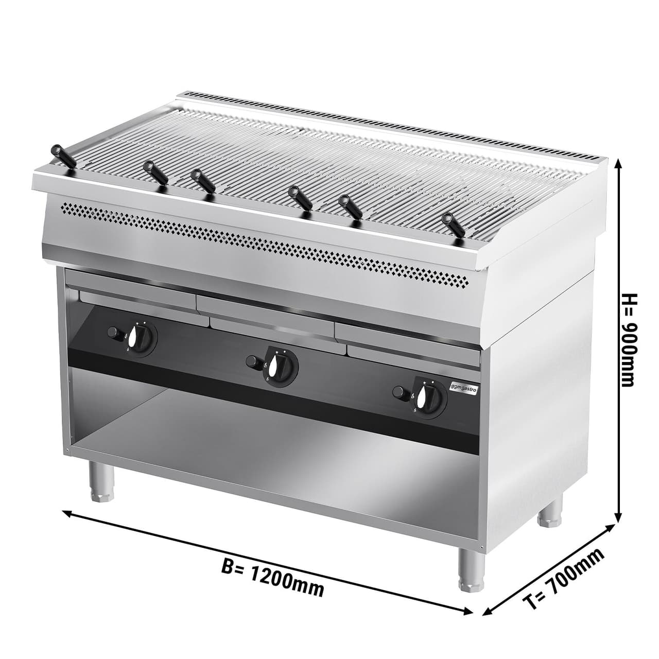 Gas water grill - 33 kW