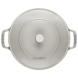 STAUB | BRAISERS - Hrnec na  pečení - Ø 240 mm - litina - bílý lanýž