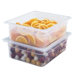 (6 kusů) CAMBRO | CAMWEAR® - polypropylenové GN nádoby 1/2 - mléčné - hloubka 100 mm