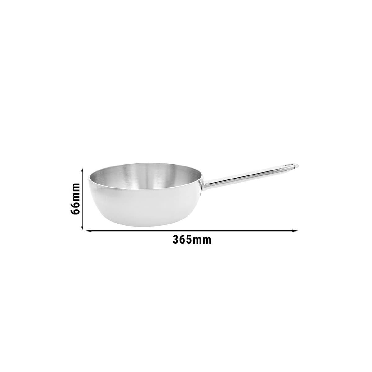 DEMEYERE | APOLLO 7 - Kónická pánev bez pokličky - Ø 180 mm - nerezová ocel