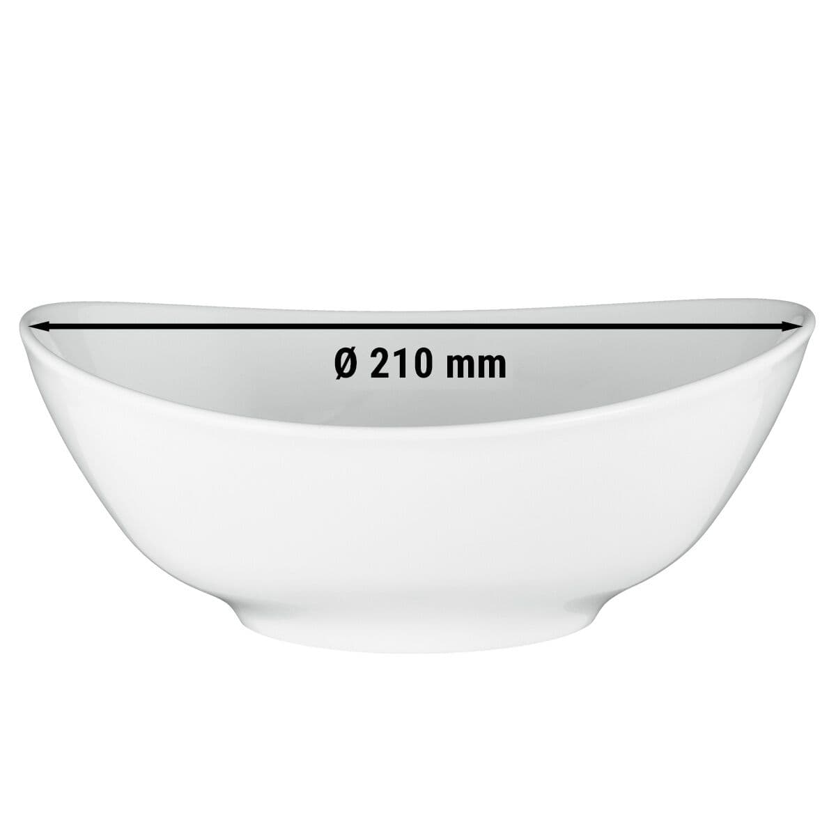 (2 pieces) Seltmann Weiden - Bowl oval - 210 mm