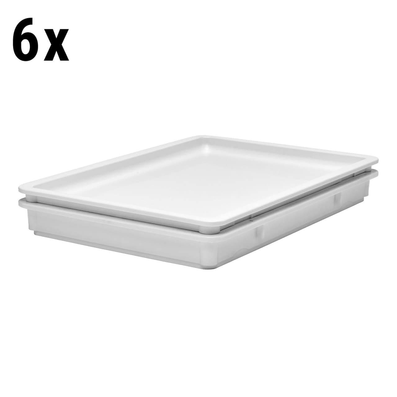 (6 Kusů) CAMBRO | Kryt pro nádobu na těsto DB18263P148 - bílé