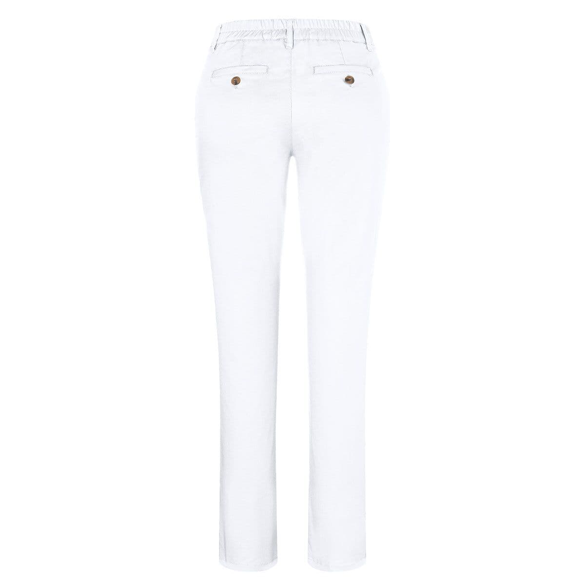 Karlowsky - Ladies Chino Pants Modern Stretch - White - Size: 54