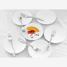 (6 pieces) Seltmann Weiden - Coup plate flat - 165 mm	