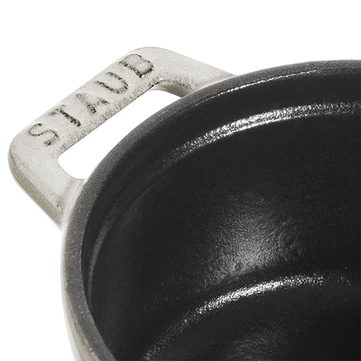 STAUB | LA COCOTTE - kokotka - Ø 240 mm - litina - bílý lanýž