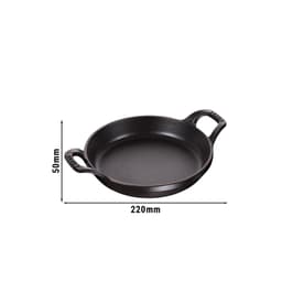 STAUB | SPECIALITY - Mini zapékací miska - 160 mm - litina - černá