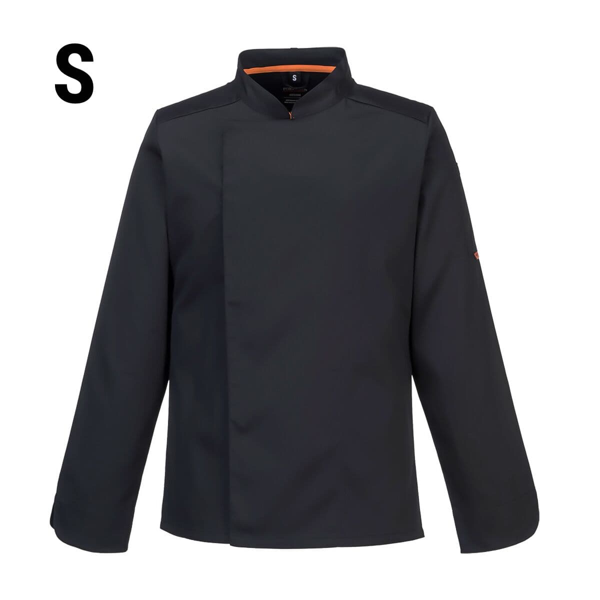 (5 pieces) Long Sleeve MeshAir Pro Chef Jacket - Black - Size: S