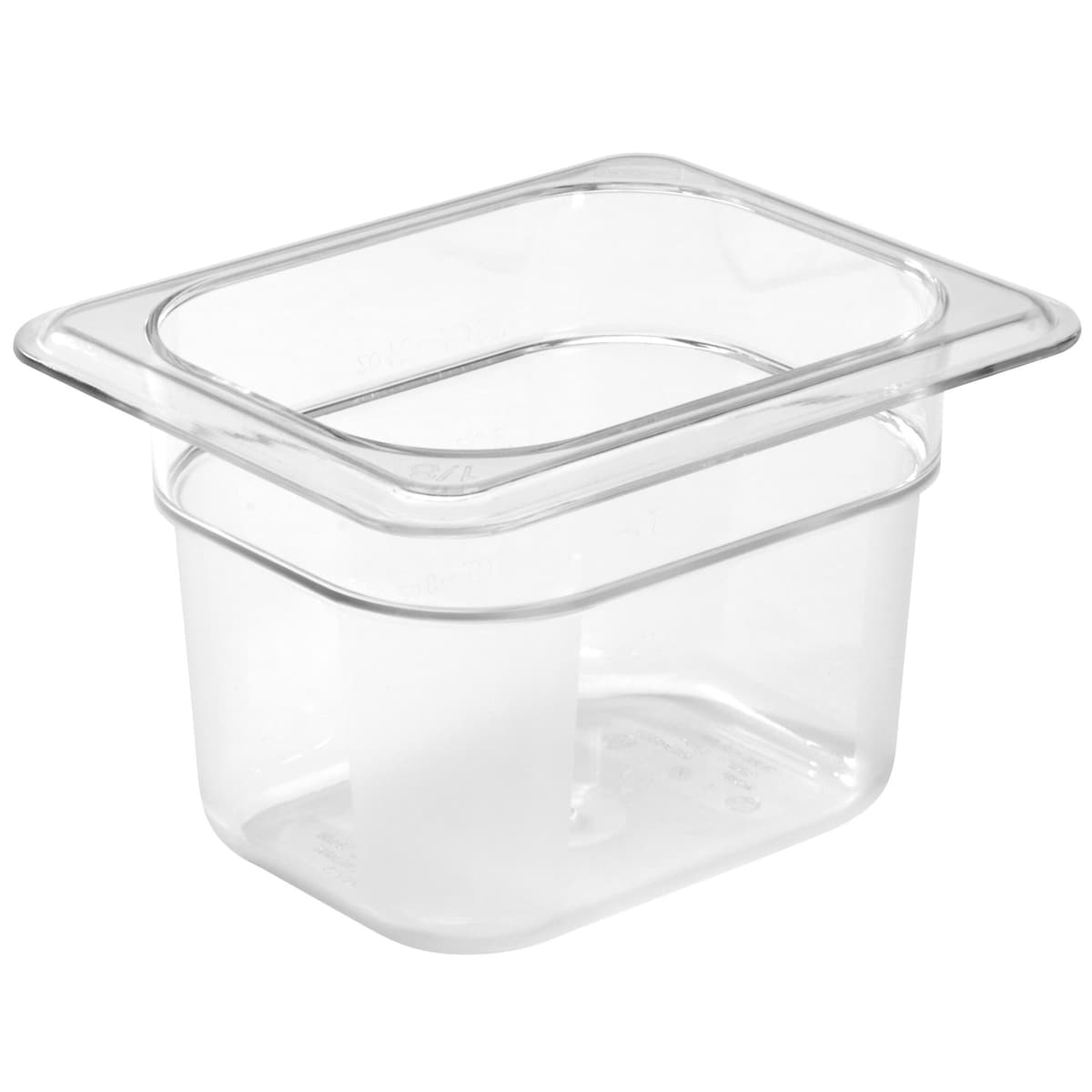 (6 kusů) CAMBRO | Polykarbonátová nádoba Camwear® GN 1/8 - čirá - hloubka 100 mm