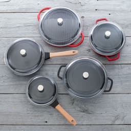 STAUB | BRAISERS - Pečicí hrnec se skleněnou poklicí - 280mm - litina - černý