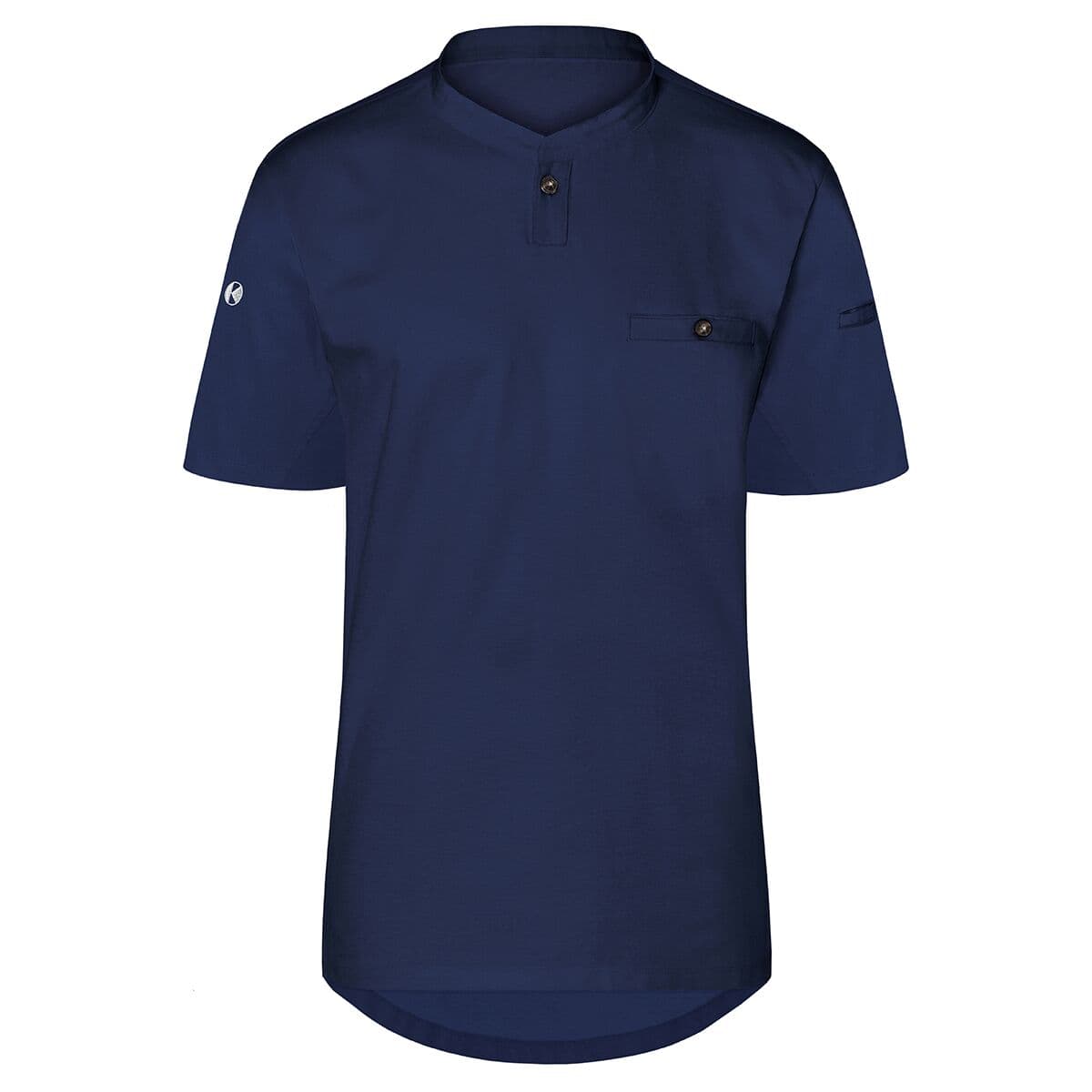 (6 pieces) Karlowsky - Short Sleeve Men's Work Shirt Performance - Navy - Size: L