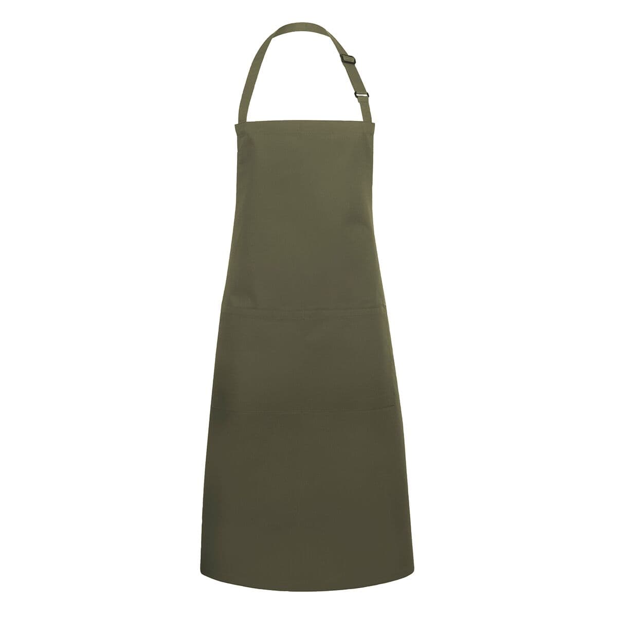 Karlowsky - Bib Apron with Pocket Basic - Moss Green