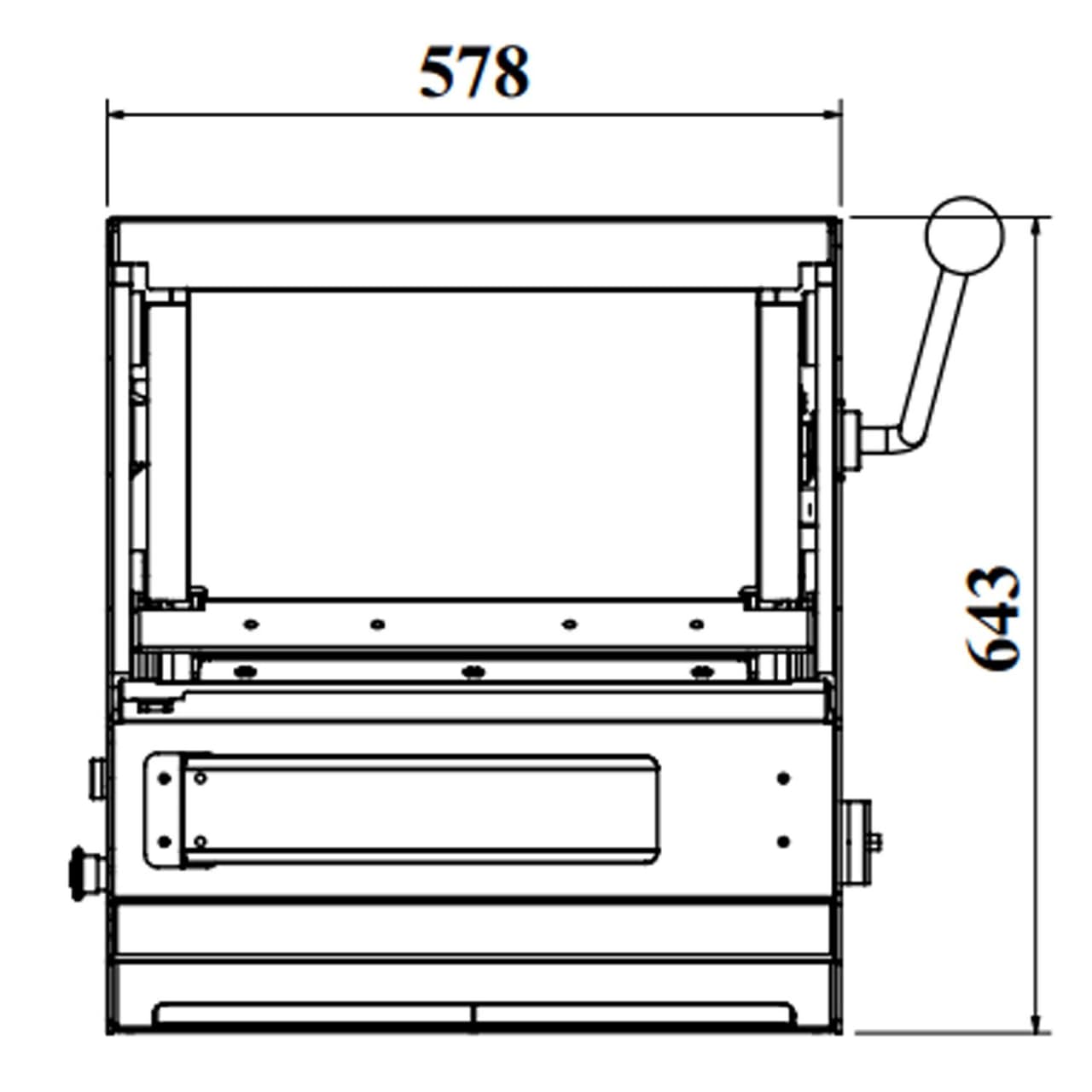 Stolní kráječ chleba - tloušťka plátku 10 mm - 370W