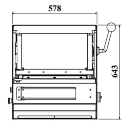 Stolní kráječ chleba - tloušťka plátku 10 mm - 370W