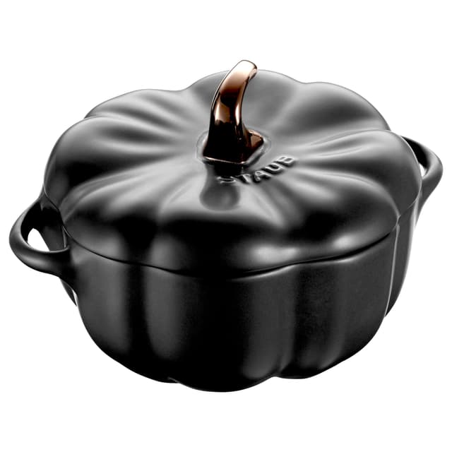 STAUB | CERAMIQUE - kokotka - tvar dýně - Ø 120 mm - keramika - černá