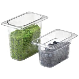 (6 kusů) CAMBRO | Polykarbonátový nádoba Camwear® GN 1/9 - čirá - hloubka 100 mm