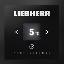 LIEBHERR | Lednice PERFECTION - 286L - plastový interiér - s 1 skleněnými dveřmi - černá