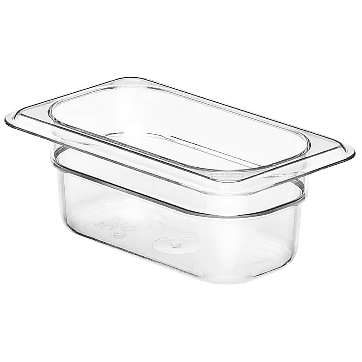 (6 kusů) CAMBRO | Polykarbonátová nádoba Camwear® GN 1/9 - čirá - hloubka 65 mm