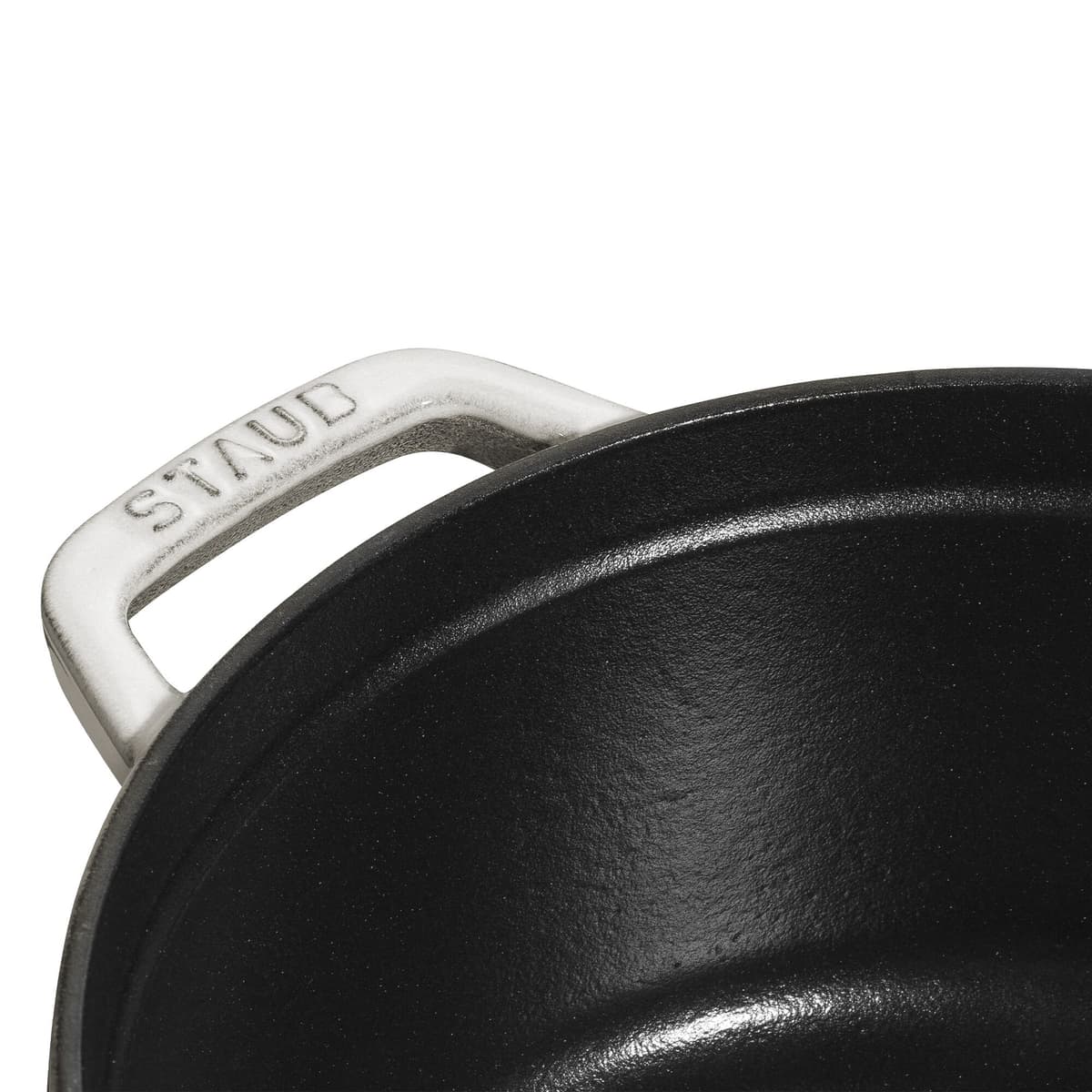 STAUB | LA COCOTTE - kokotka - Ø 180 mm - litina - bílý lanýž