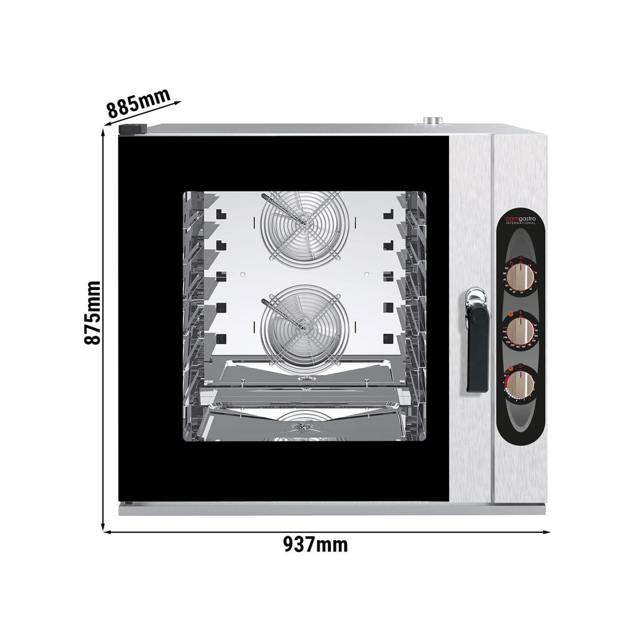 Konvektomat - ruční ovládání - 7x GN 1/1