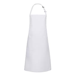 Karlowsky - Bib Apron with Pocket Basic - White