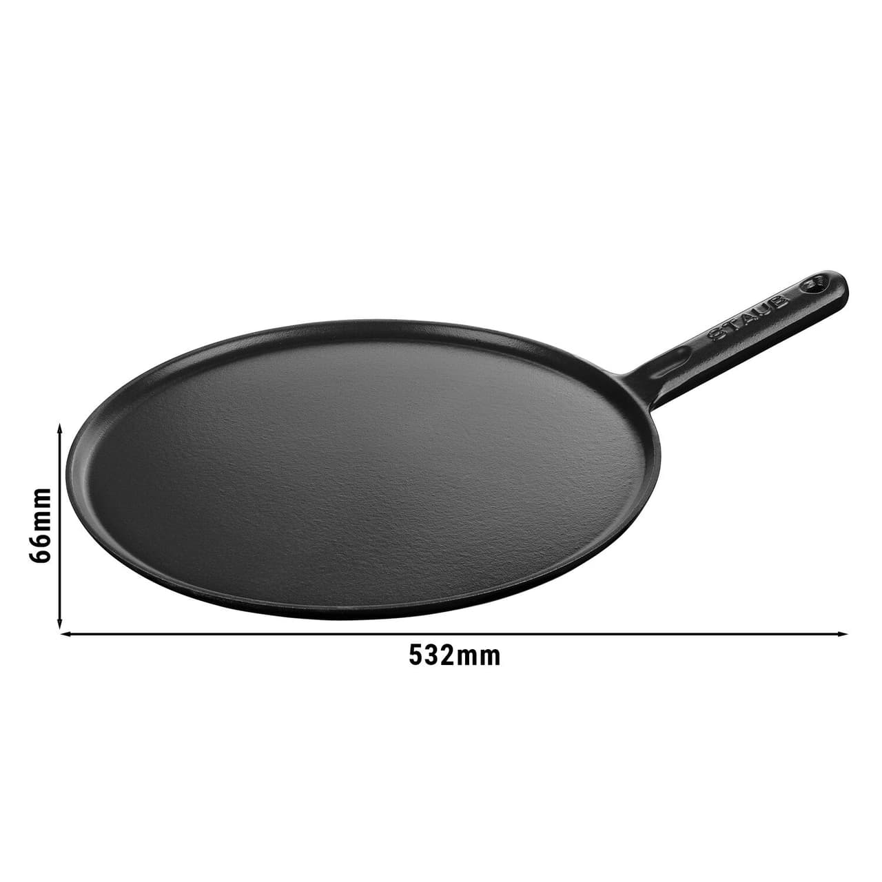 STAUB | PANS - Pánev na palačinky - Ø 300mm - litina - černá