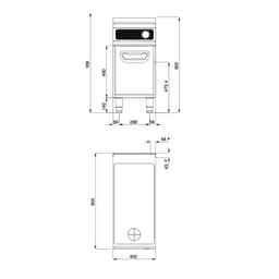 Elektrický vařič těstovin - 40L - 10 kW - Bflex Digital