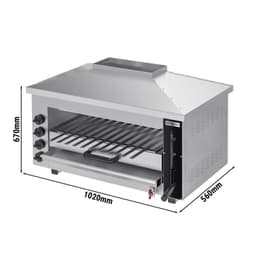 Gas pita oven/ salamander - 13.2 kW