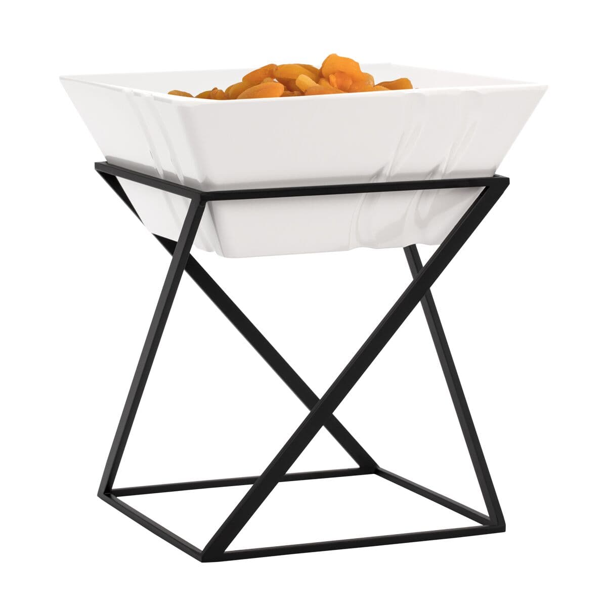 Etagerie / buffet stand - incl. 1 melamine bowl - angular