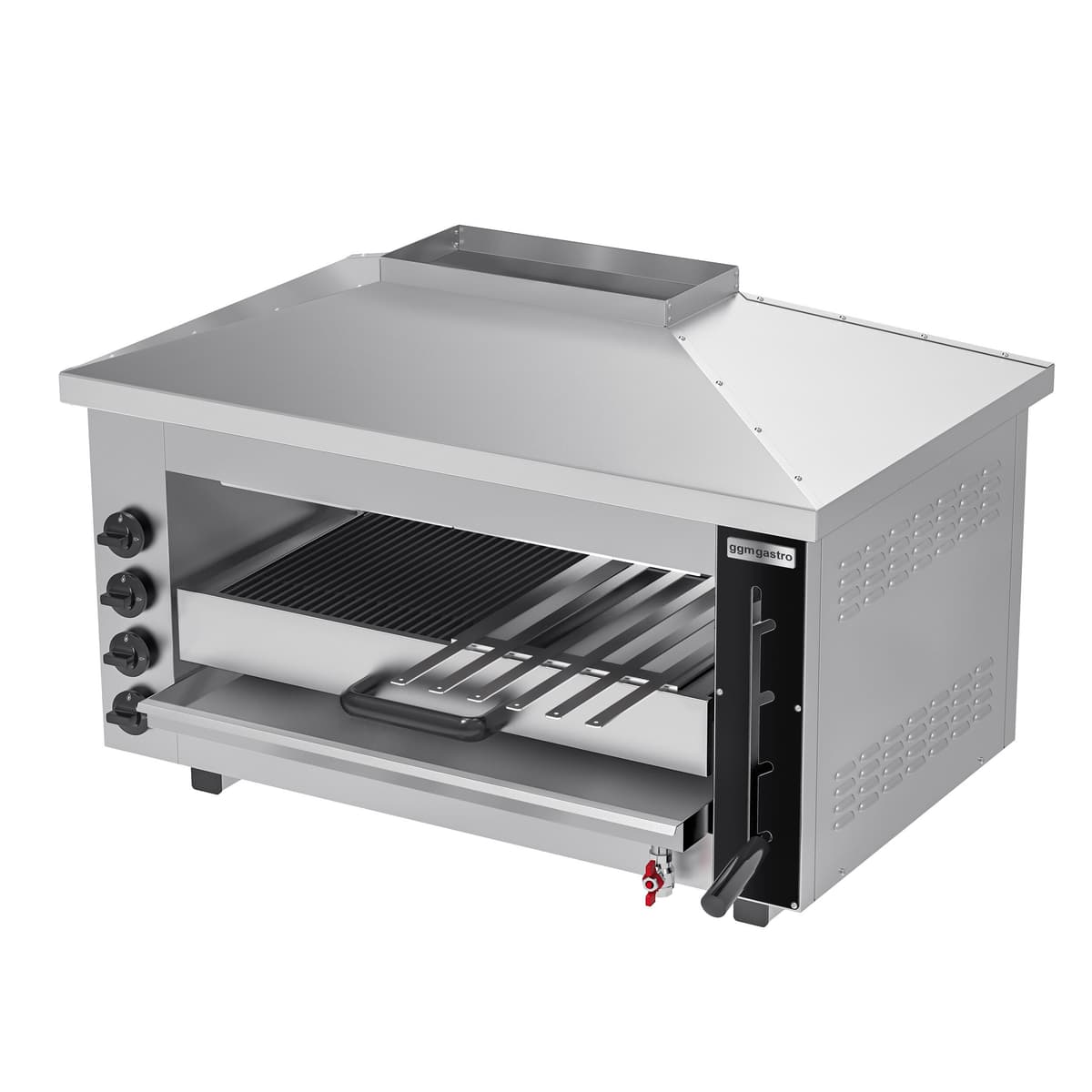 Gas pita oven/ salamander - 13.2 kW