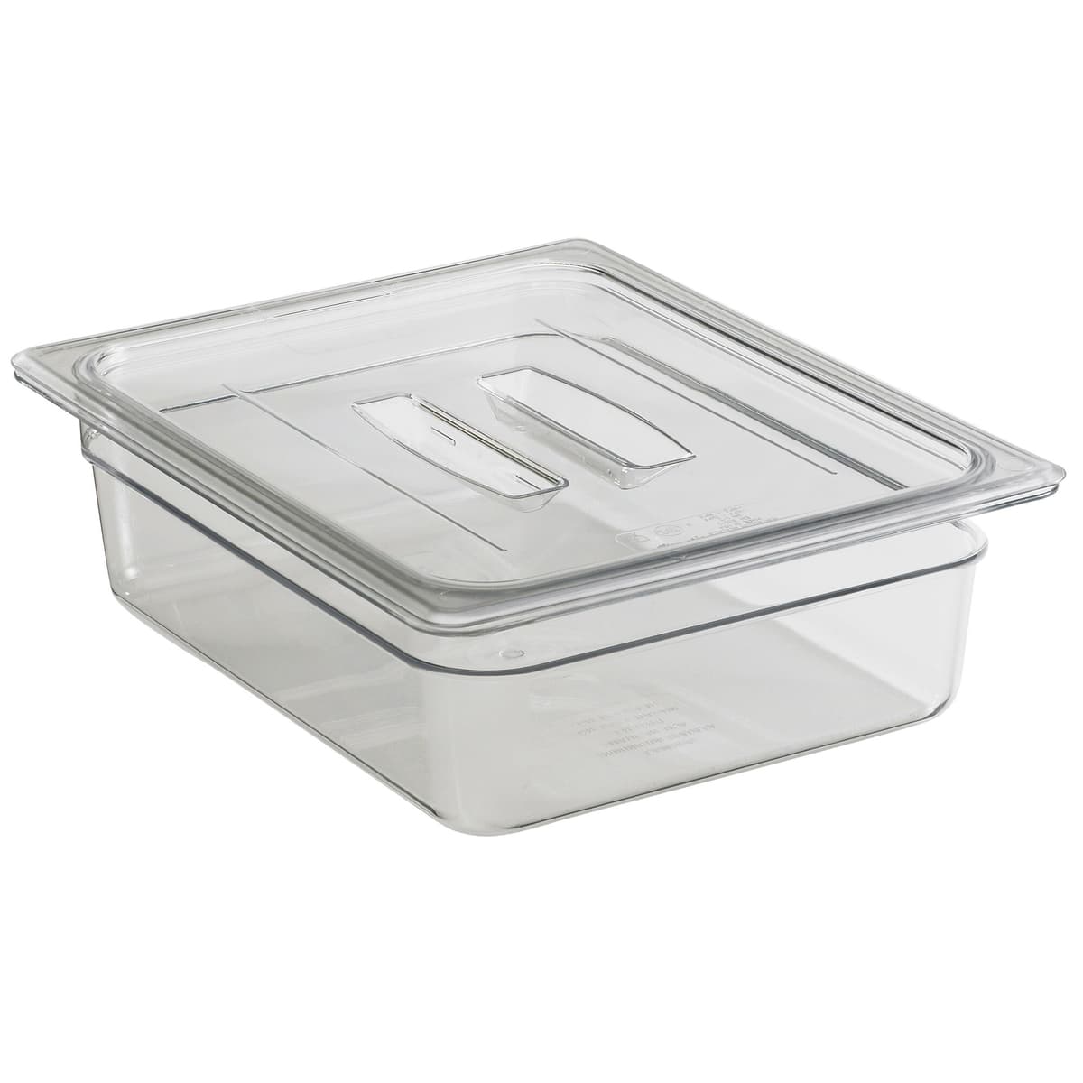 (6 kusů) CAMBRO | | CAMWEAR®  polykarbonátový GN kryt 1/2 - s rukojetí - čirý