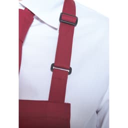 Karlowsky - Bib Apron with Pocket Basic - Bordeaux