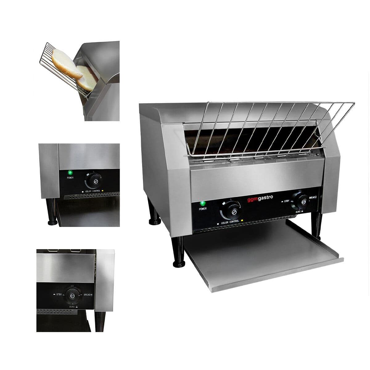 Durchlauftoaster 2,6 kW | Kettentoaster | Toaster | Conveyor